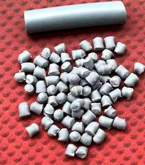 PVC cable particles