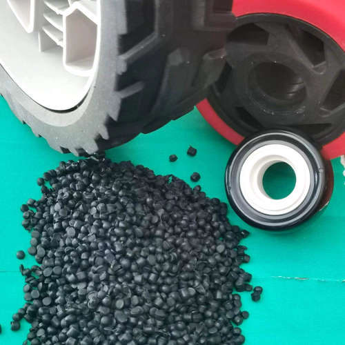 Injection molded pellets for toy cars